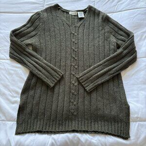 Vintage 90s Y2K Sweater Womens Size Large Fairy Grunge Pullover Peasant Cottage